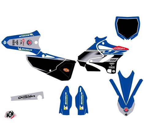 Kit Deco Moto Cross Replica Team Outsiders 2020 Yamaha 125 YZ
