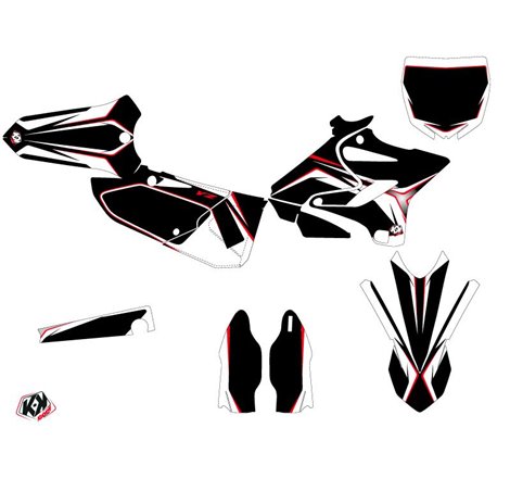 Kit Deco Moto Cross Concept Yamaha 125 YZ Rouge