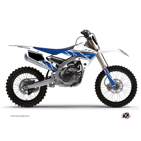 Kit Deco Moto Cross Replica Yamaha 250 YZ Blanc Bleu