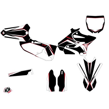 Kit Deco Moto Cross Concept Yamaha 250 YZ Rouge