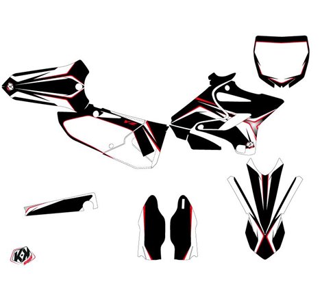 Kit Deco Moto Cross Concept Yamaha 250 YZ Rouge