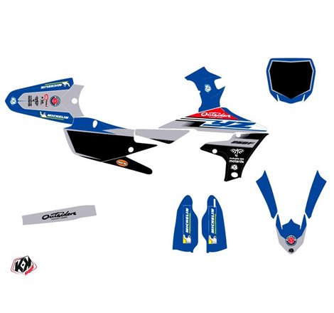 Kit Deco Moto Cross Replica Team Outsiders 2020 Yamaha 250 YZF