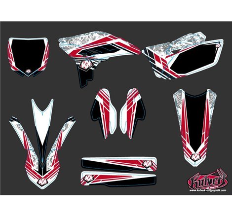 Kit Deco Moto Cross Spirit Yamaha 250 YZF Rouge