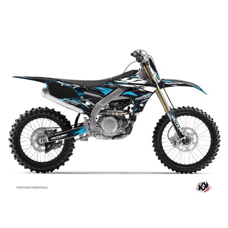 Kit Deco Moto Cross Techno Yamaha 250 YZF Bleu