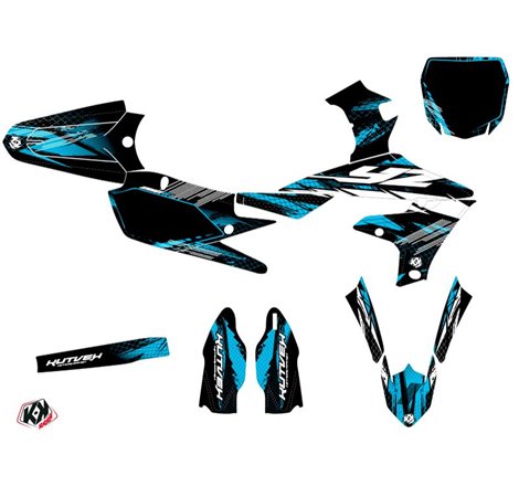 Kit Deco Moto Cross Techno Yamaha 250 YZF Bleu