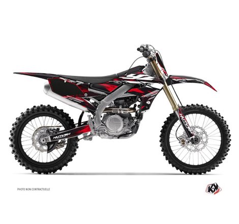 Kit Deco Moto Cross Techno Yamaha 250 YZF Rouge