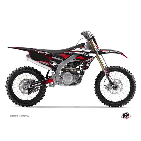 Kit Deco Moto Cross Techno Yamaha 250 YZF Rouge