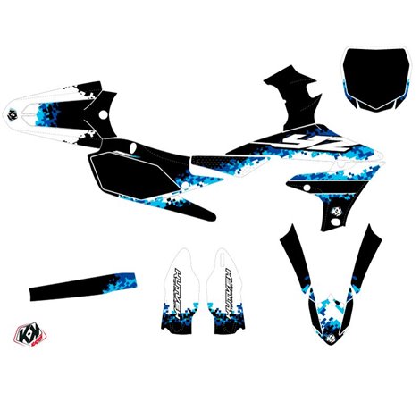 Kit Deco Moto Cross Hangtown Yamaha 250 YZF Bleu