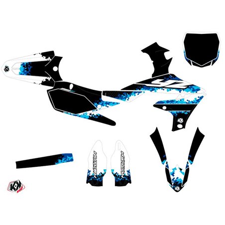 Kit Deco Moto Cross Hangtown Yamaha 250 YZF Bleu