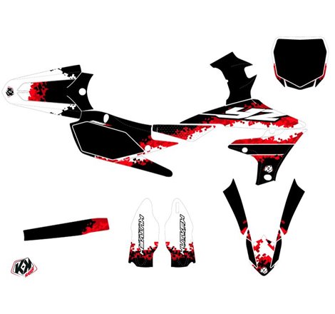 Kit Deco Moto Cross Hangtown Yamaha 250 YZF Rouge