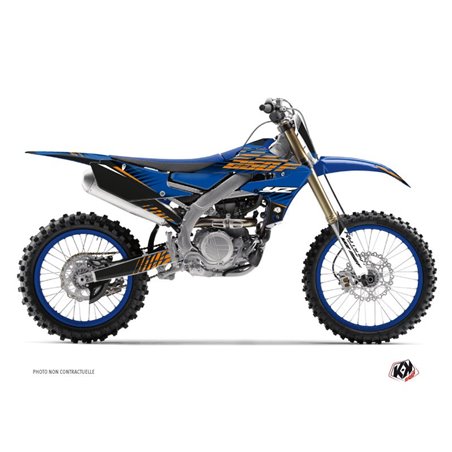 Kit Deco Moto Cross Flow Yamaha 250 YZF Orange