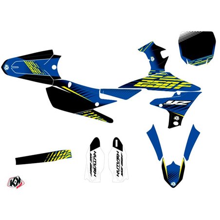 Kit Deco Moto Cross Flow Yamaha 250 YZF Jaune