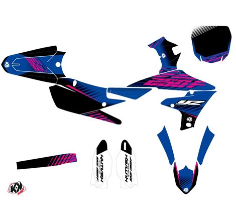 Kit Deco Moto Cross Flow Yamaha 250 YZF Rose