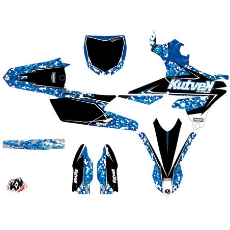Kit Deco Moto Cross Predator Yamaha 250 YZF Bleu