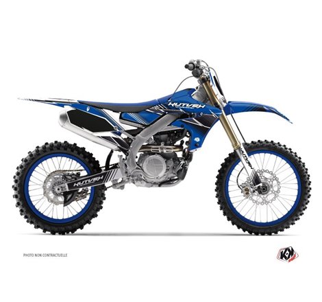 Kit Deco Moto Cross Stripe Yamaha 250 YZF Bleu
