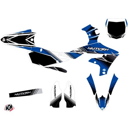Kit Deco Moto Cross Stripe Yamaha 250 YZF Bleu