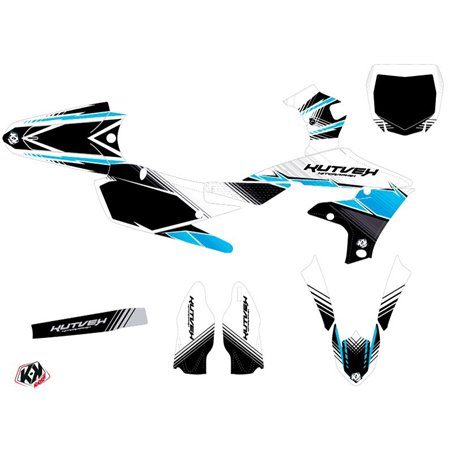 Kit Deco Moto Cross Stripe Yamaha 250 YZF Noir