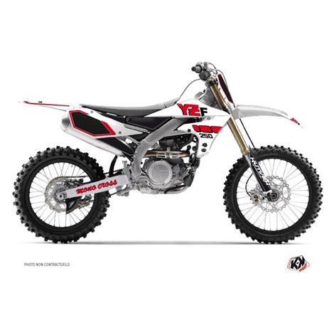 Kit Deco Moto Cross Vintage Yamaha 250 YZF Rouge