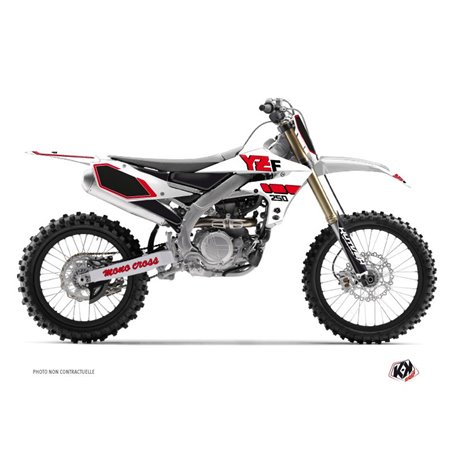 Kit Deco Moto Cross Vintage Yamaha 250 YZF Rouge