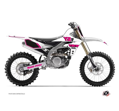 Kit Deco Moto Cross Vintage Yamaha 250 YZF Rose