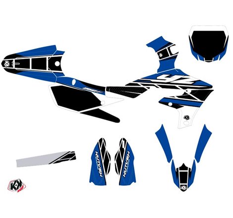 Kit Deco Moto Cross Replica Yamaha 250 YZF Bleu