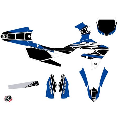 Kit Deco Moto Cross Replica Yamaha 250 YZF Bleu