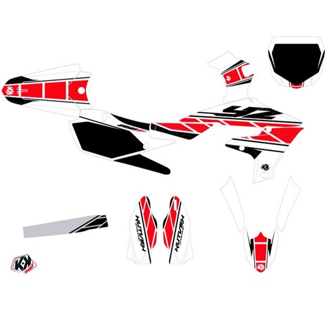 Kit Deco Moto Cross Replica Yamaha 250 YZF Rouge