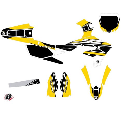 Kit Deco Moto Cross Replica Yamaha 250 YZF Jaune