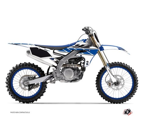 Kit Deco Moto Cross Replica Yamaha 250 YZF Blanc Bleu