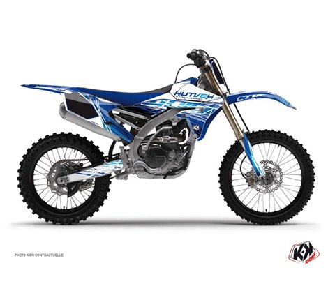 Kit Deco Moto Cross Eraser Yamaha 250 YZF Bleu