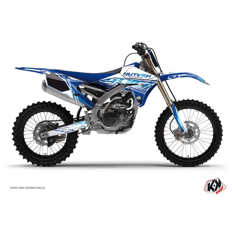 Kit Deco Moto Cross Eraser Yamaha 250 YZF Bleu