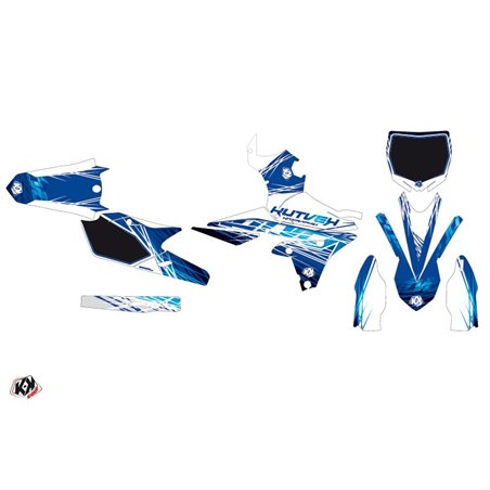 Kit Deco Moto Cross Eraser Yamaha 250 YZF Bleu