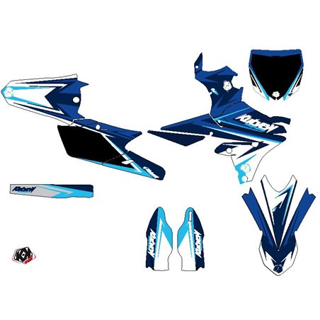 Kit Deco Moto Cross Stage Yamaha 250 YZF Bleu