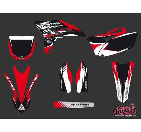 Kit Deco Moto Cross Pulsar Yamaha 250 YZF Rouge