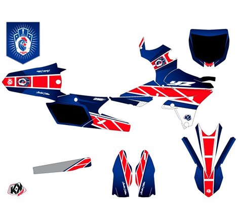 Kit Deco Moto Cross Replica France 2018 Edition Limitee Yamaha 250 YZF