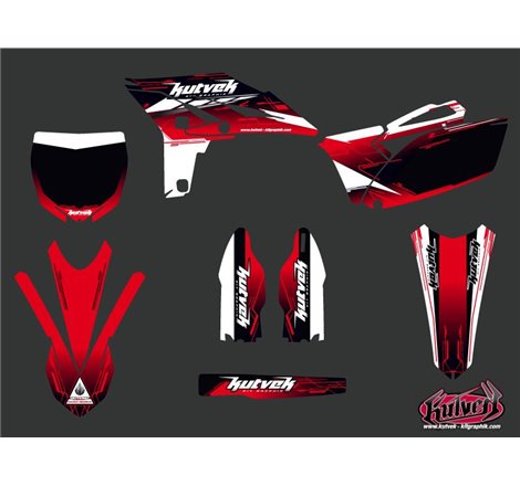 Kit Deco Moto Cross Slider Yamaha 250 YZF Rouge