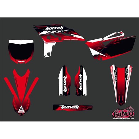 Kit Deco Moto Cross Slider Yamaha 250 YZF Rouge