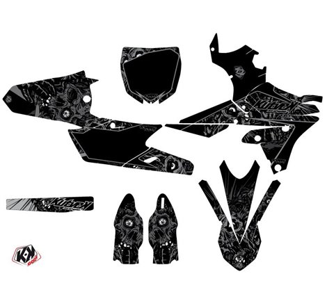 Kit Deco Moto Cross Zombies Dark Yamaha 250 YZF Noir
