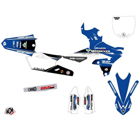 Kit Deco Moto Cross Replica Potisek Yamaha 250 YZF 2017-2018