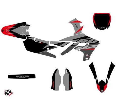 Kit Deco Moto Cross Skew Yamaha 250 YZF Rouge