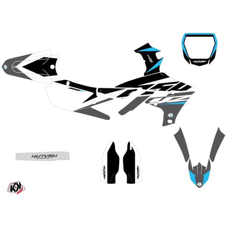 Kit Deco Moto Cross Skew Yamaha 250 YZF Gris