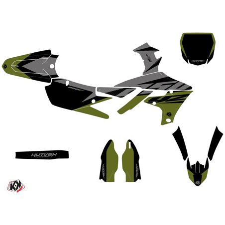 Kit Deco Moto Cross Skew Yamaha 250 YZF Kaki