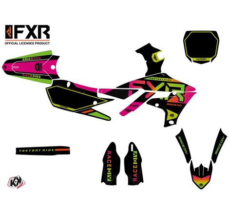 Kit Deco Moto Cross FXR N2 Yamaha 250 YZF Colors