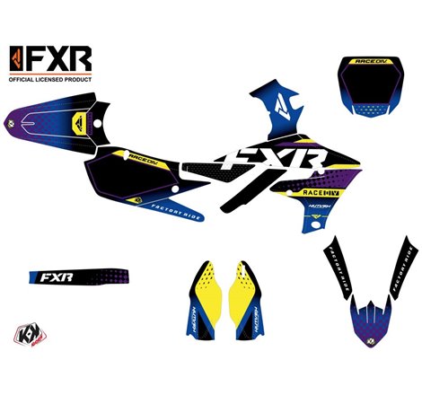Kit Deco Moto Cross FXR N3 Yamaha 250 YZF Mauve