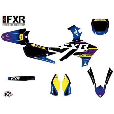 Kit Deco Moto Cross FXR N3 Yamaha 250 YZF Mauve
