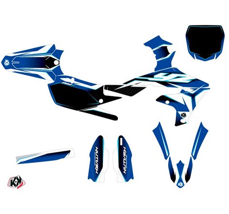 Kit Deco Moto Cross Concept Yamaha 250 YZF Bleu