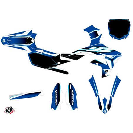 Kit Deco Moto Cross Concept Yamaha 250 YZF Bleu