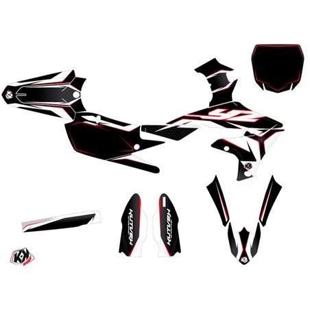 Kit Deco Moto Cross Concept Yamaha 250 YZF Rouge