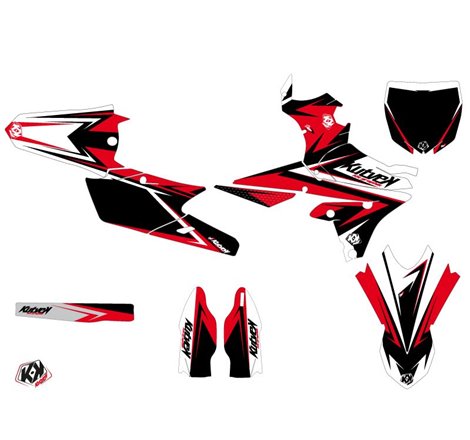 Kit Deco Moto Cross Stage Yamaha 250 YZF Noir Rouge