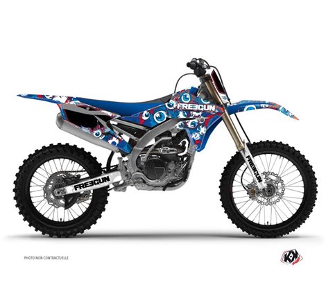 Kit Deco Moto Cross Freegun Eyed Yamaha 250 YZF Rouge